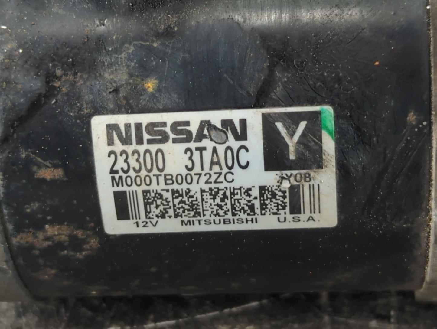 2013-2018 Nissan Altima Car Starter Motor Solenoid OEM P/N:23300 3TA0C Fits Fits 2013 2014 2015 2016 2017 2018 OEM Used Auto