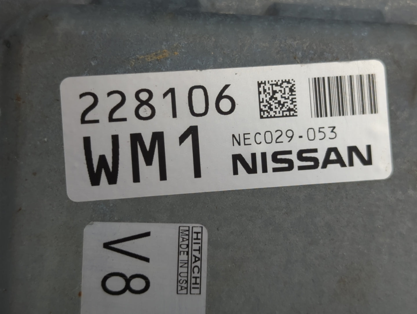 2018 Nissan Altima PCM Engine Control Computer ECU ECM PCU OEM P/N:228106 Fits OEM Used Auto Parts - Oemusedautoparts1.com