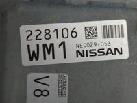 2018 Nissan Altima PCM Engine Control Computer ECU ECM PCU OEM P/N:228106 Fits OEM Used Auto Parts - Oemusedautoparts1.com
