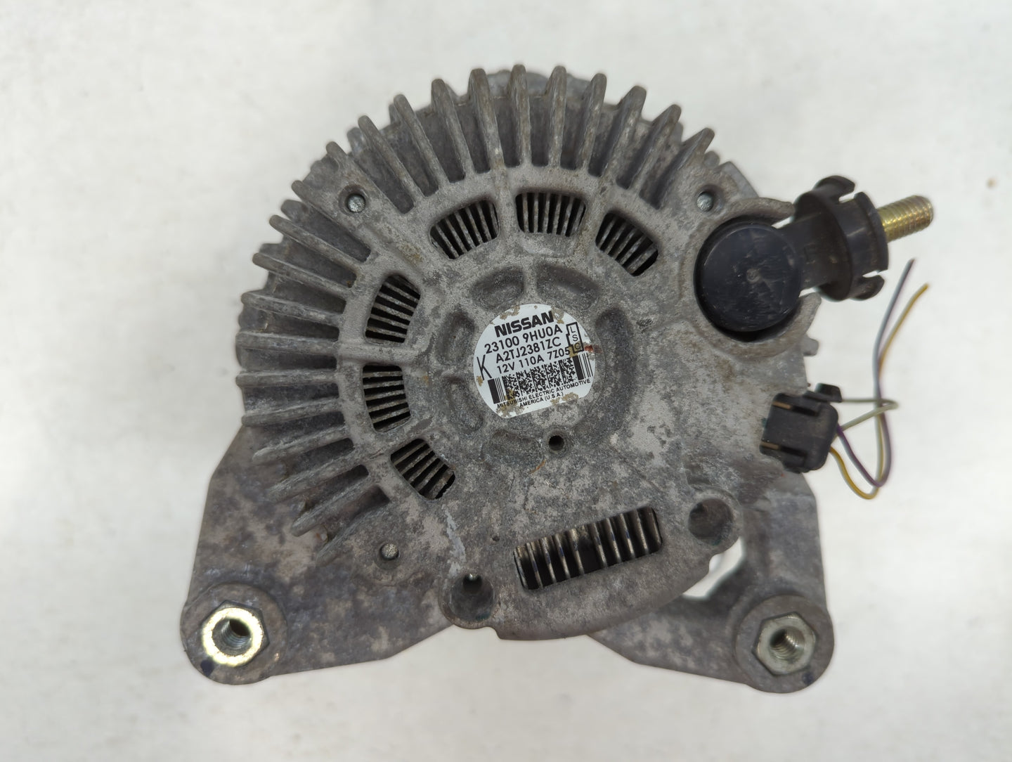 2018 Nissan Altima Alternator Replacement Generator Charging Assembly Engine OEM P/N:A2TJ2381ZC 23100 9HU0A Fits OEM Used Au