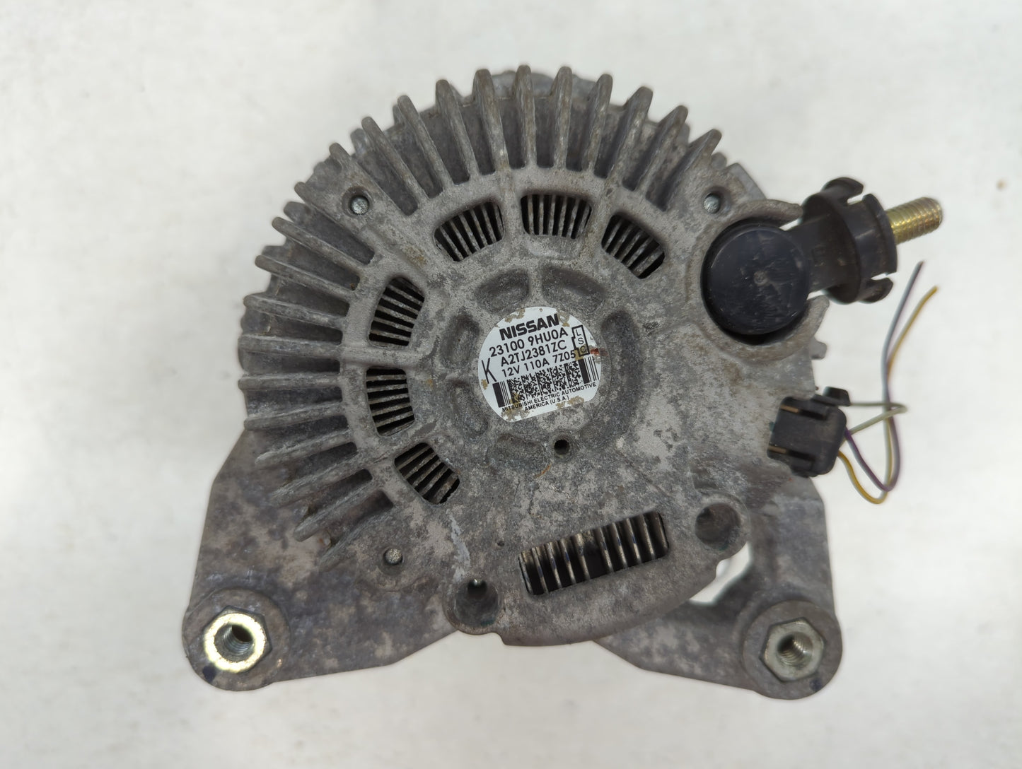 2018 Nissan Altima Alternator Replacement Generator Charging Assembly Engine OEM P/N:A2TJ2381ZC 23100 9HU0A Fits OEM Used Au