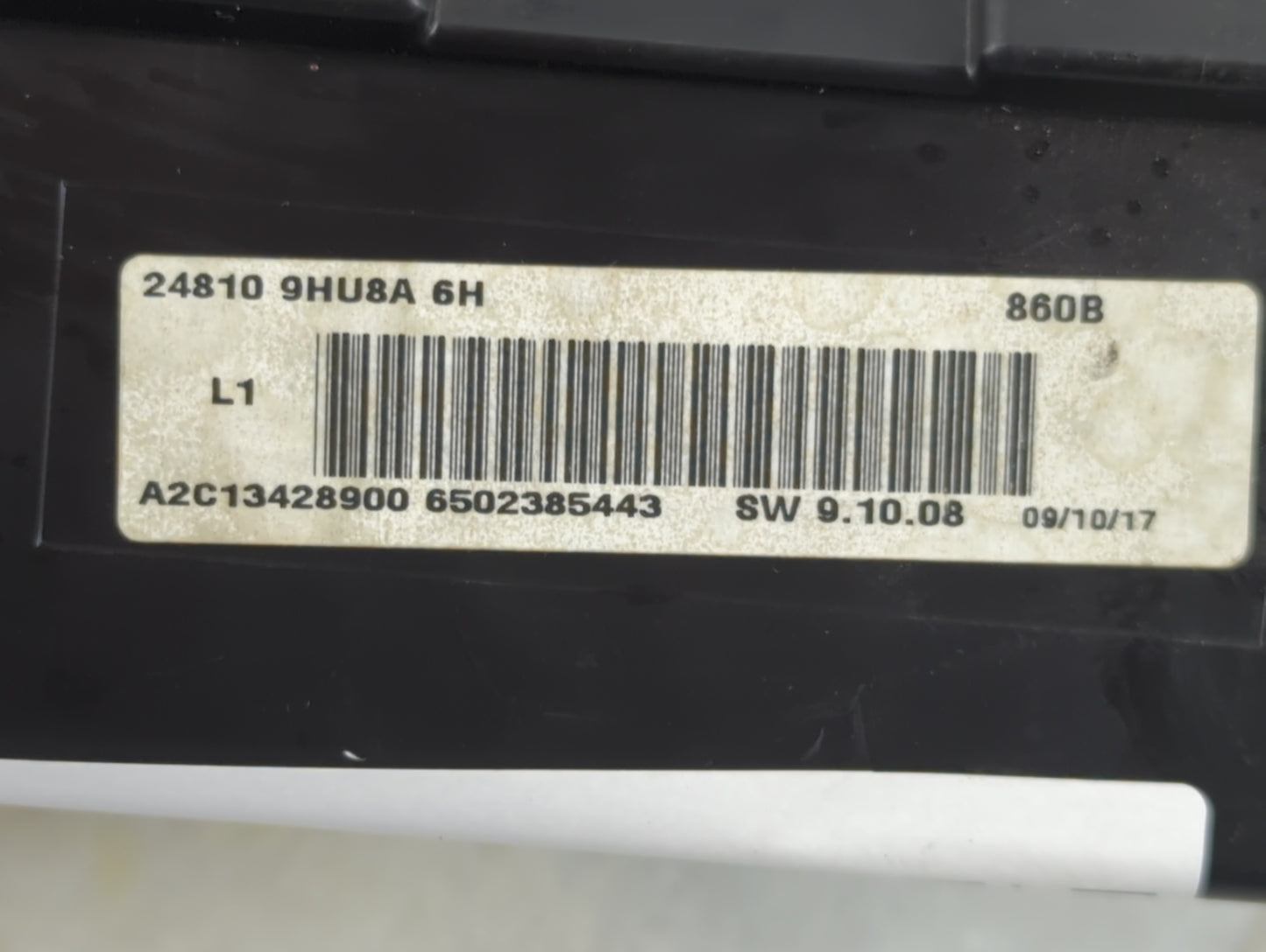2018 Nissan Altima Instrument Cluster Speedometer Gauges P/N:24810-9HU8A-B4 Fits OEM Used Auto Parts - Oemusedautoparts1.com