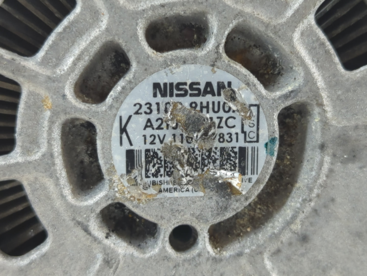 2018 Nissan Altima Alternator Replacement Generator Charging Assembly Engine OEM P/N:A2TJ2381ZC 23100 9HU0A Fits OEM Used Au