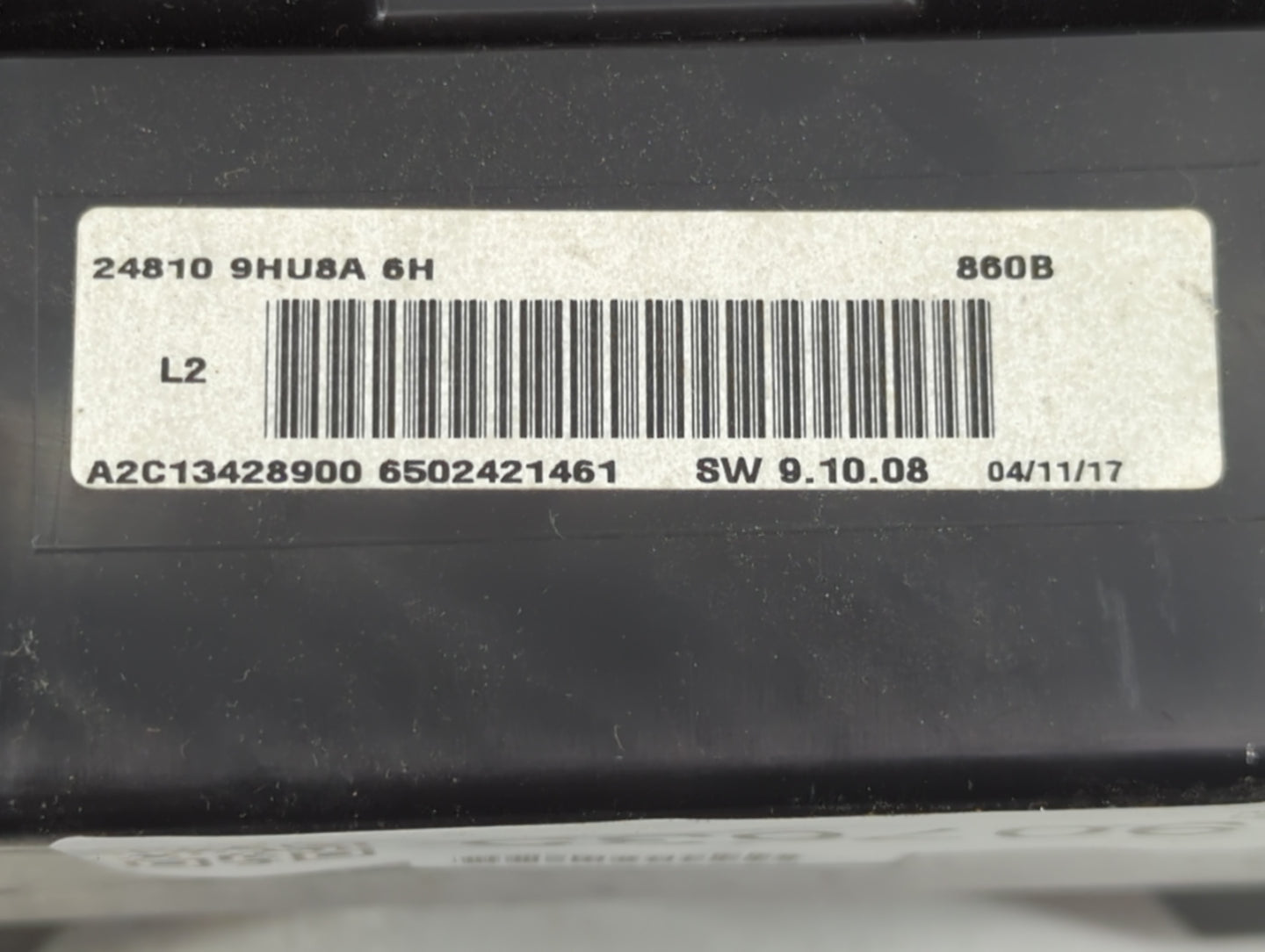 2018 Nissan Altima Instrument Cluster Speedometer Gauges P/N:24810 9HU8A 6502421461 Fits OEM Used Auto Parts - Oemusedautopa