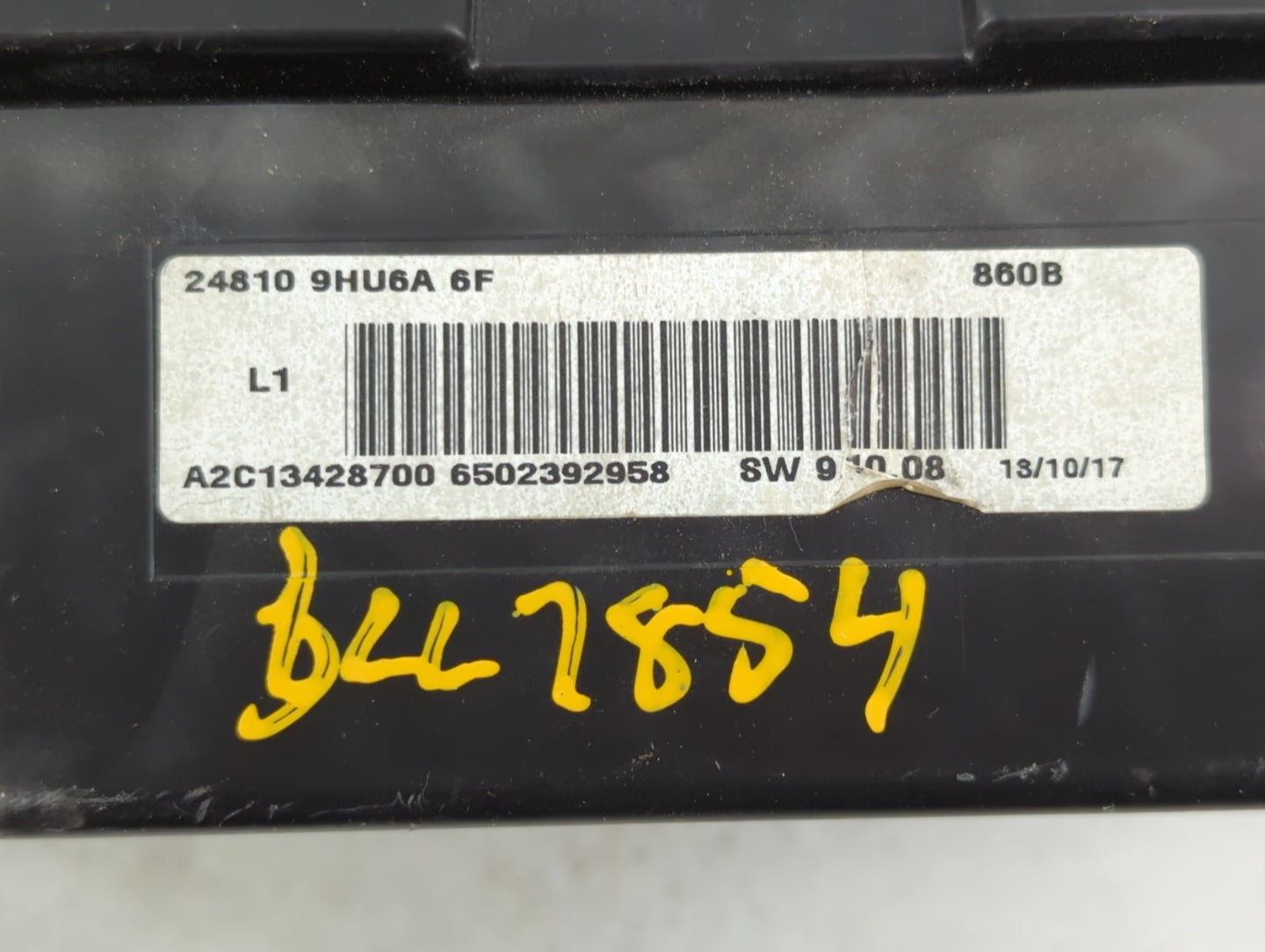 2018 Nissan Altima Instrument Cluster Speedometer Gauges P/N:A2C13428700 24810 9HU6A 6F Fits OEM Used Auto Parts - Oemusedau