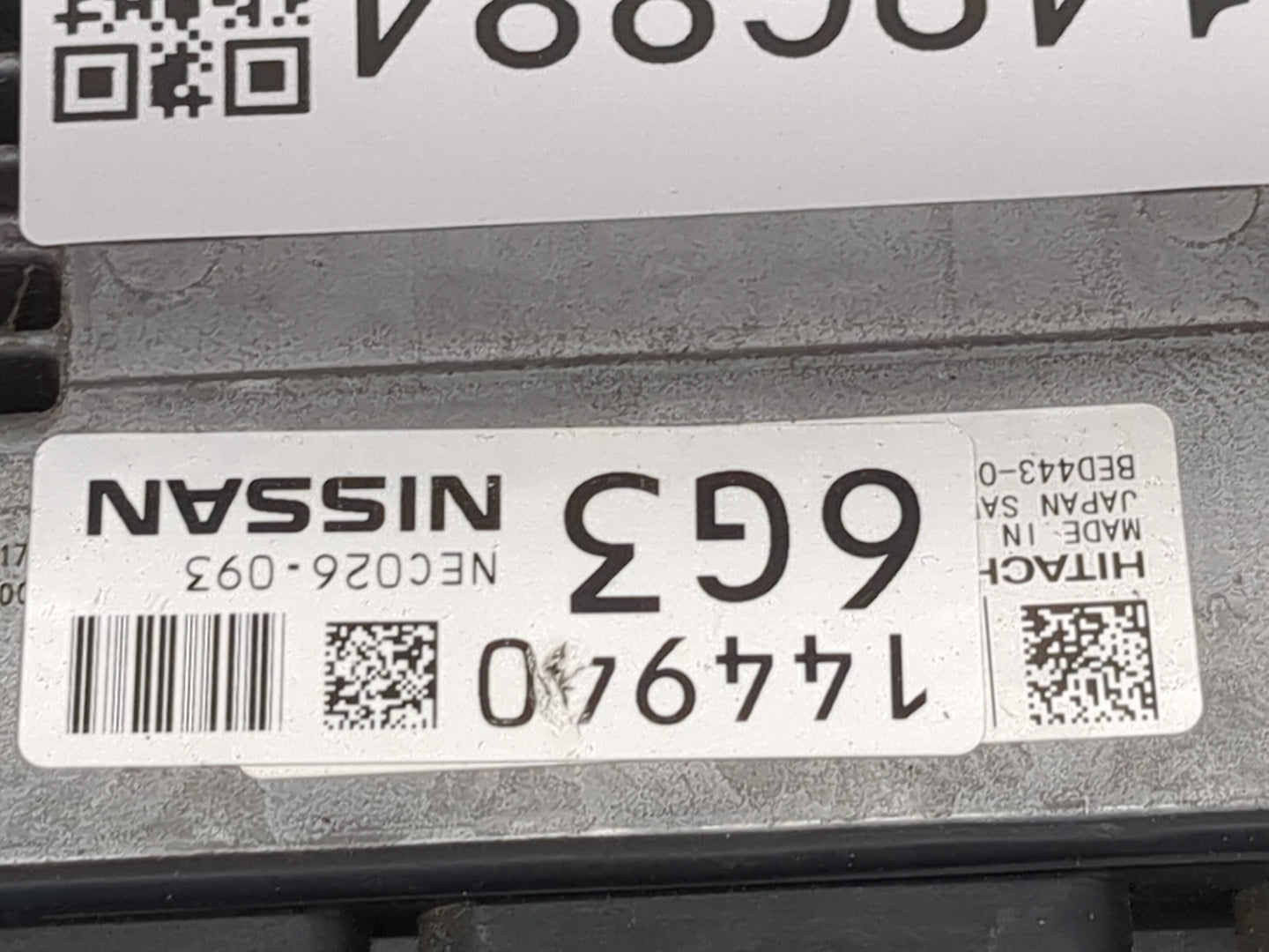 2017-2018 Nissan Armada PCM Engine Control Computer ECU ECM PCU OEM P/N:NEC026-093 BED443-0 Fits Fits 2016 2017 2018 OEM Use