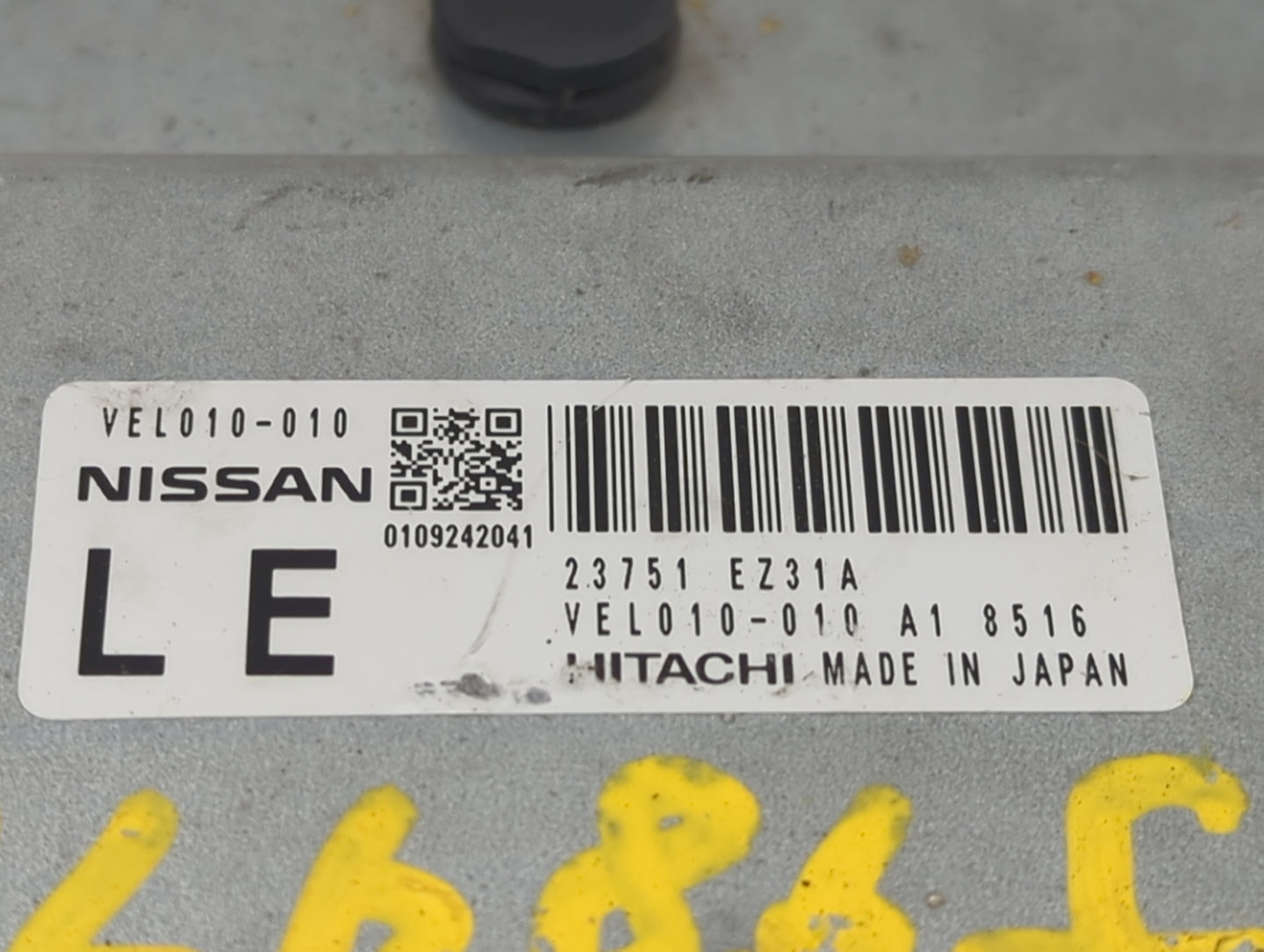2017-2018 Nissan Armada PCM Engine Control Computer ECU ECM PCU OEM P/N:23751 EZ31A VEL010-010 A1 Fits Fits 2016 2017 2018 O