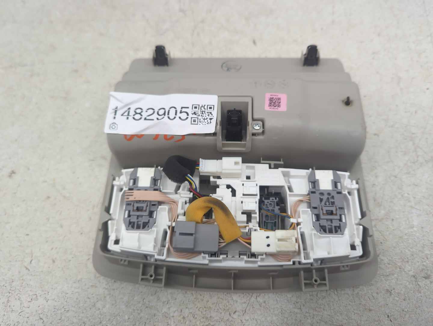 2018-2020 Nissan Armada Overhead Roof Console Tan - Oemusedautoparts1.com