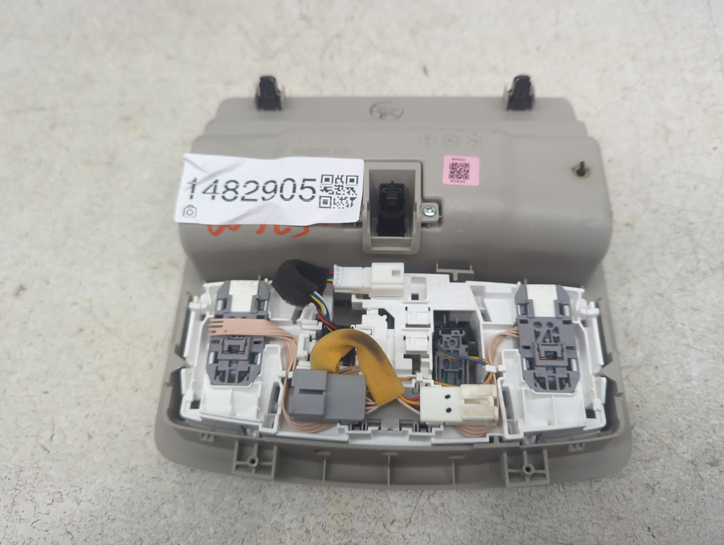 2018-2020 Nissan Armada Overhead Roof Console Tan - Oemusedautoparts1.com