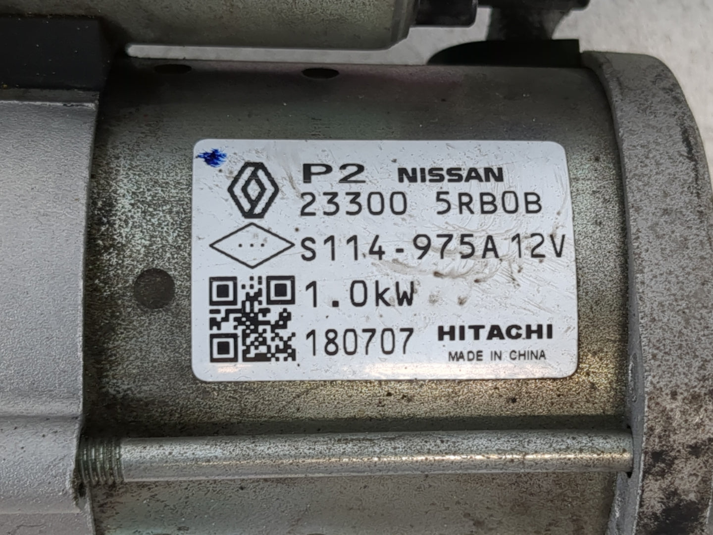 2018-2019 Nissan Kicks Car Starter Motor Solenoid OEM P/N:23300 5RB0B Fits Fits 2018 2019 OEM Used Auto Parts - Oemusedautop