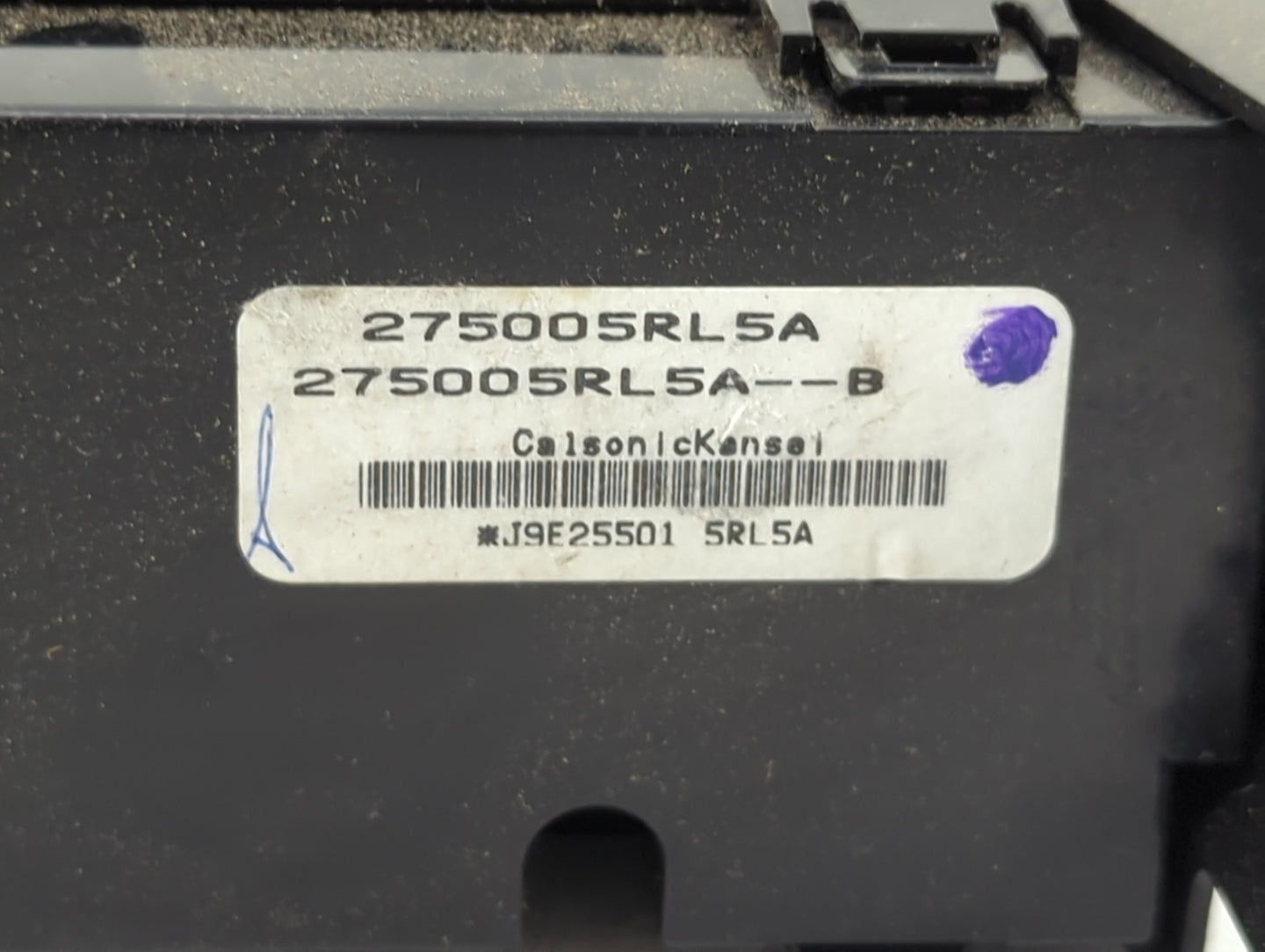 2018-2020 Nissan Kicks Climate Control Module Temperature AC/Heater Replacement P/N:275005RL5A 275005RL5A--B Fits OEM Used A