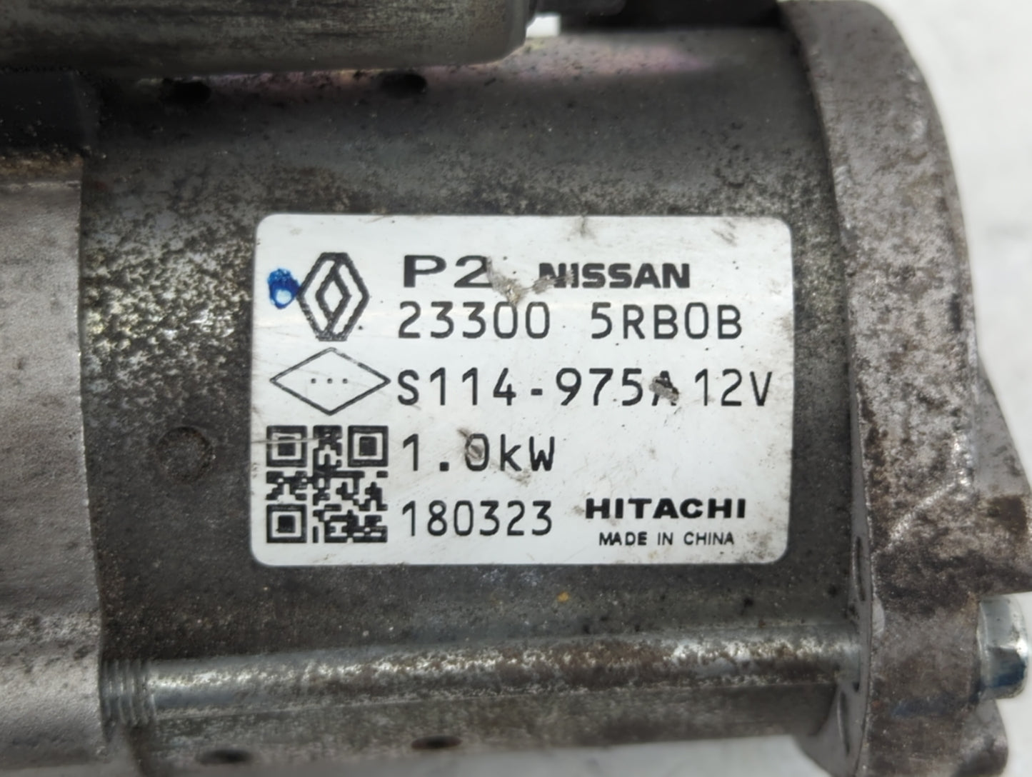 2018-2019 Nissan Kicks Car Starter Motor Solenoid OEM P/N:23300 5RB0B Fits Fits 2018 2019 OEM Used Auto Parts - Oemusedautop