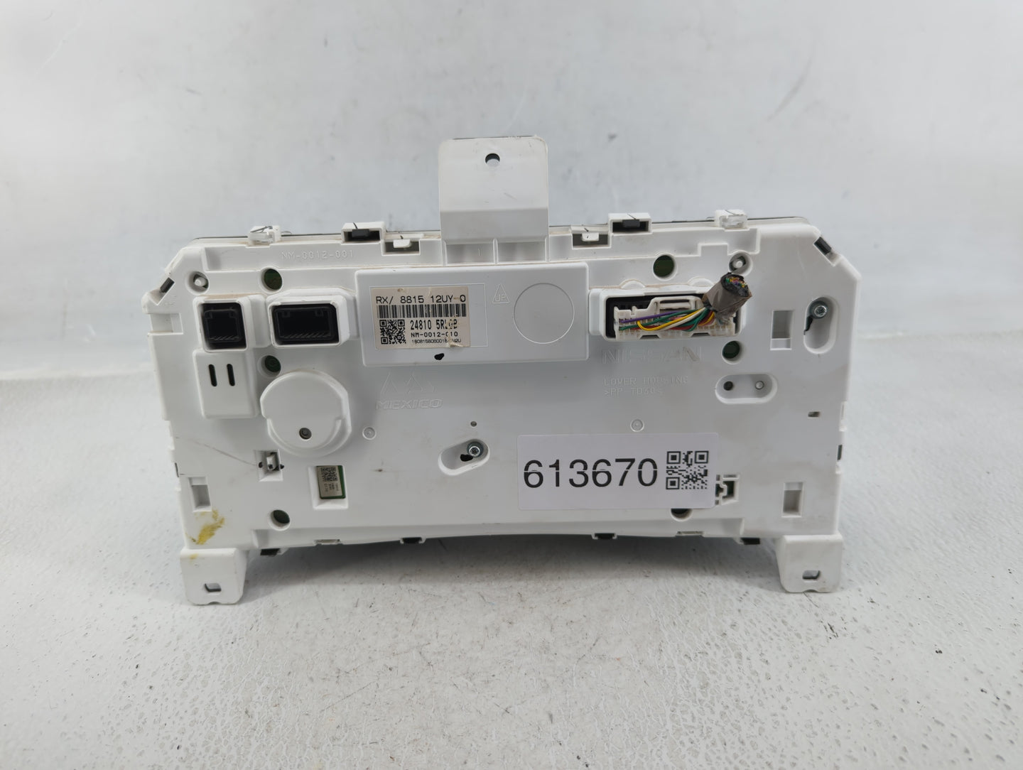 2018-2019 Nissan Kicks Instrument Cluster Speedometer Gauges P/N:24810 5RL0B Fits Fits 2018 2019 OEM Used Auto Parts - Oemus