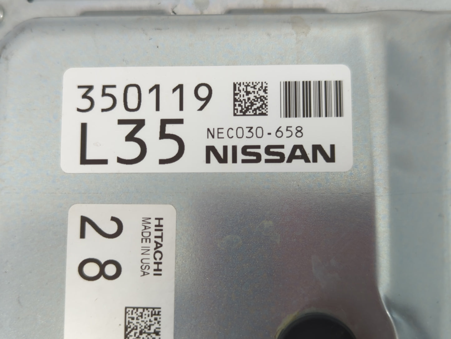 2018-2020 Nissan Maxima PCM Engine Control Computer ECU ECM PCU OEM P/N:NEC030-658 Fits Fits 2018 2019 2020 OEM Used Auto Pa