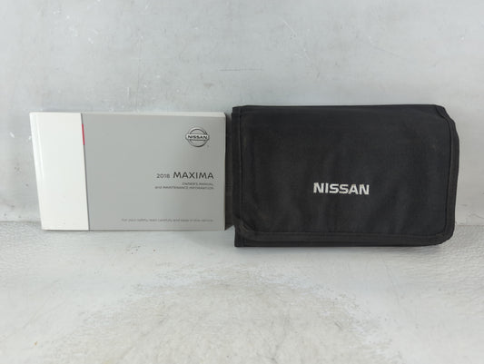 2018 Nissan Maxima Owners Manual Book Guide P/N:OM18EA 0A36U0 OEM Used Auto Parts - Oemusedautoparts1.com