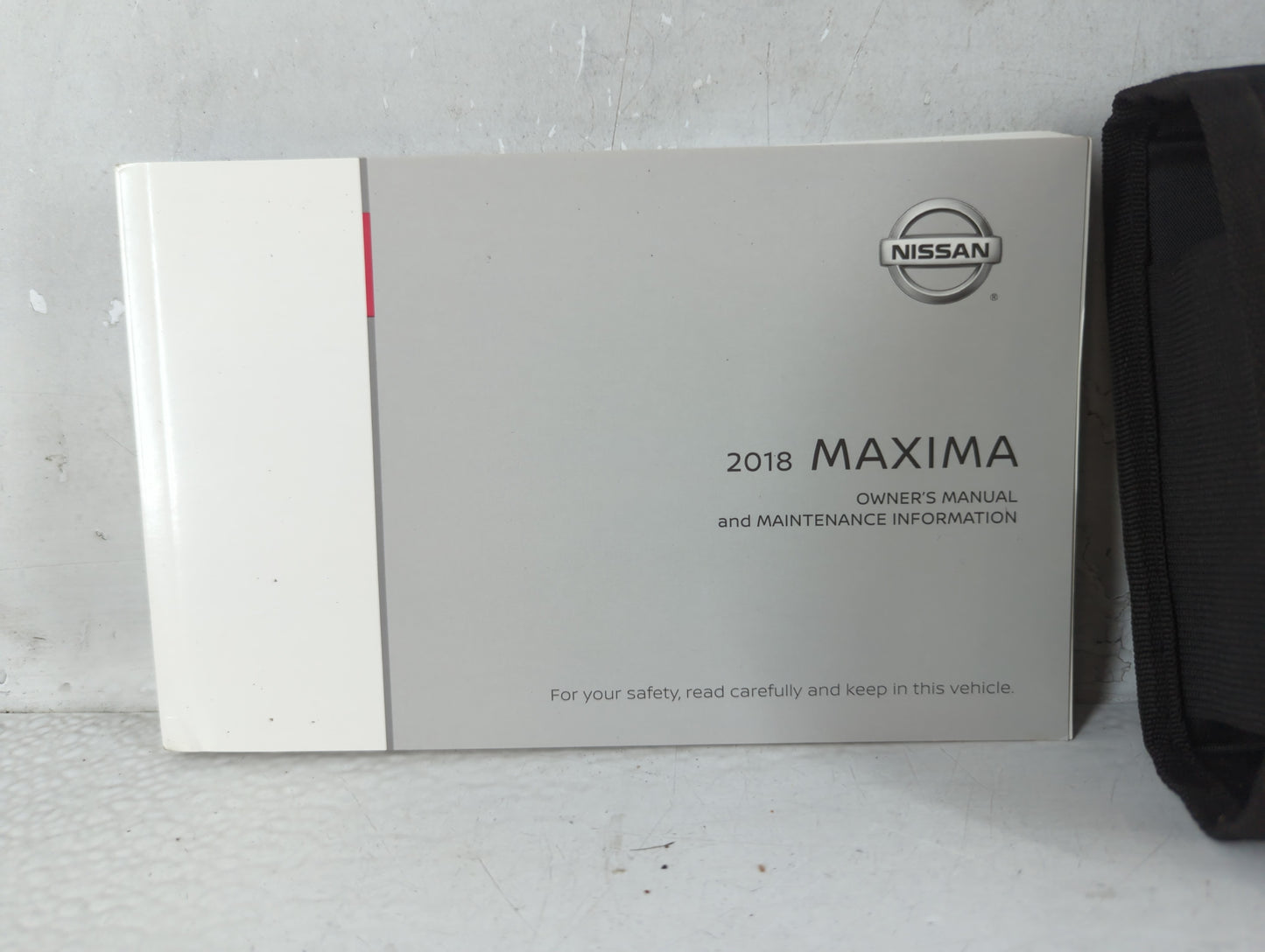 2018 Nissan Maxima Owners Manual Book Guide P/N:OM18EA 0A36U0 OEM Used Auto Parts - Oemusedautoparts1.com