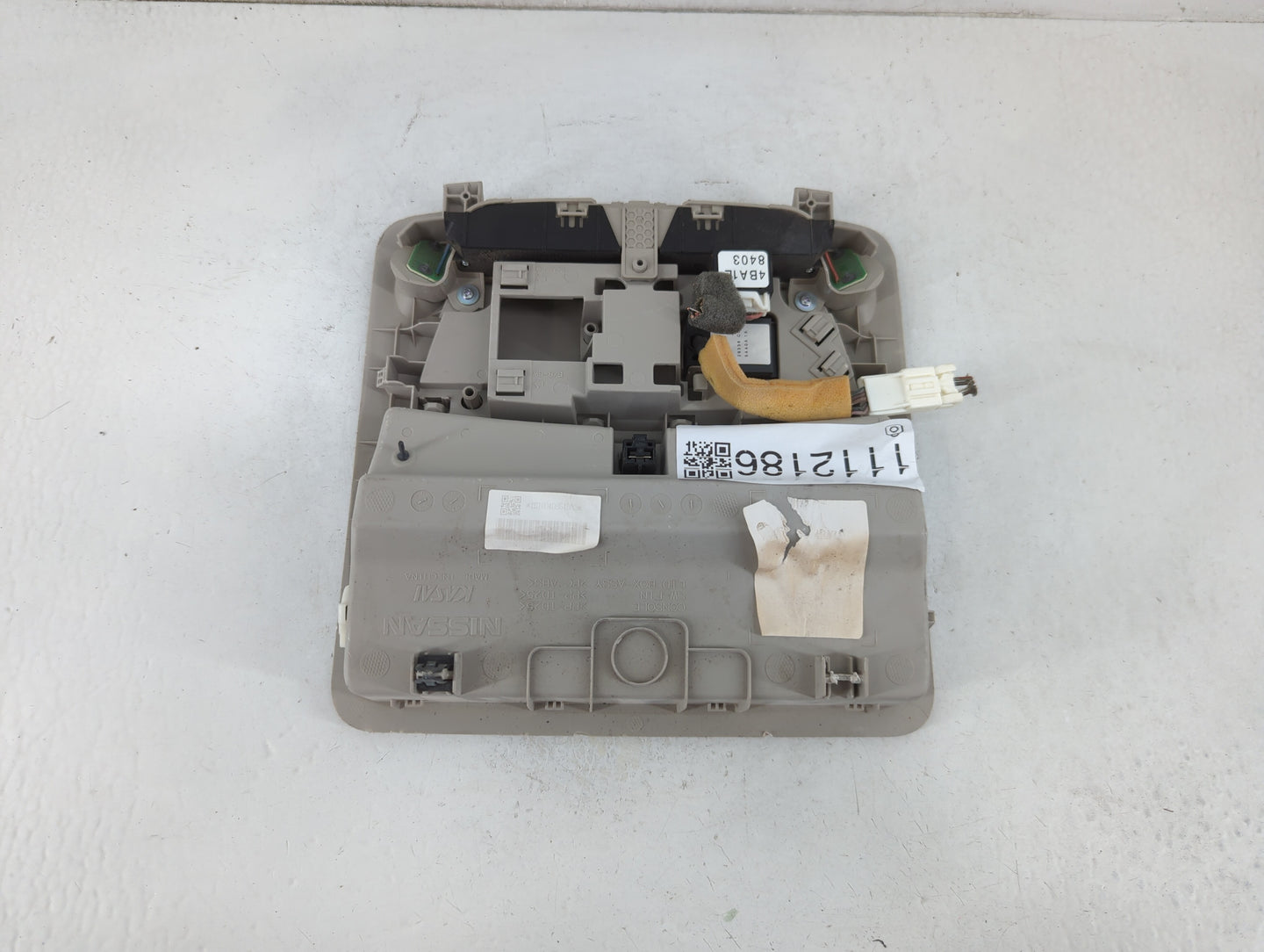 2018 Nissan Maxima Overhead Roof Console - Oemusedautoparts1.com
