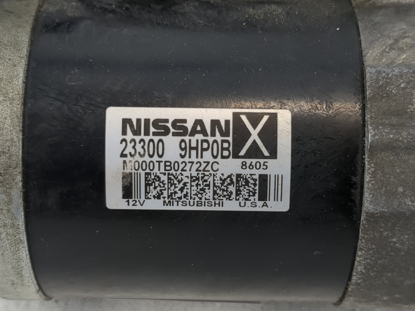 2016-2021 Nissan Maxima Car Starter Motor Solenoid OEM P/N:23300 9HP0B Fits Fits 2015 2016 2017 2018 2019 2020 2021 2022 OEM