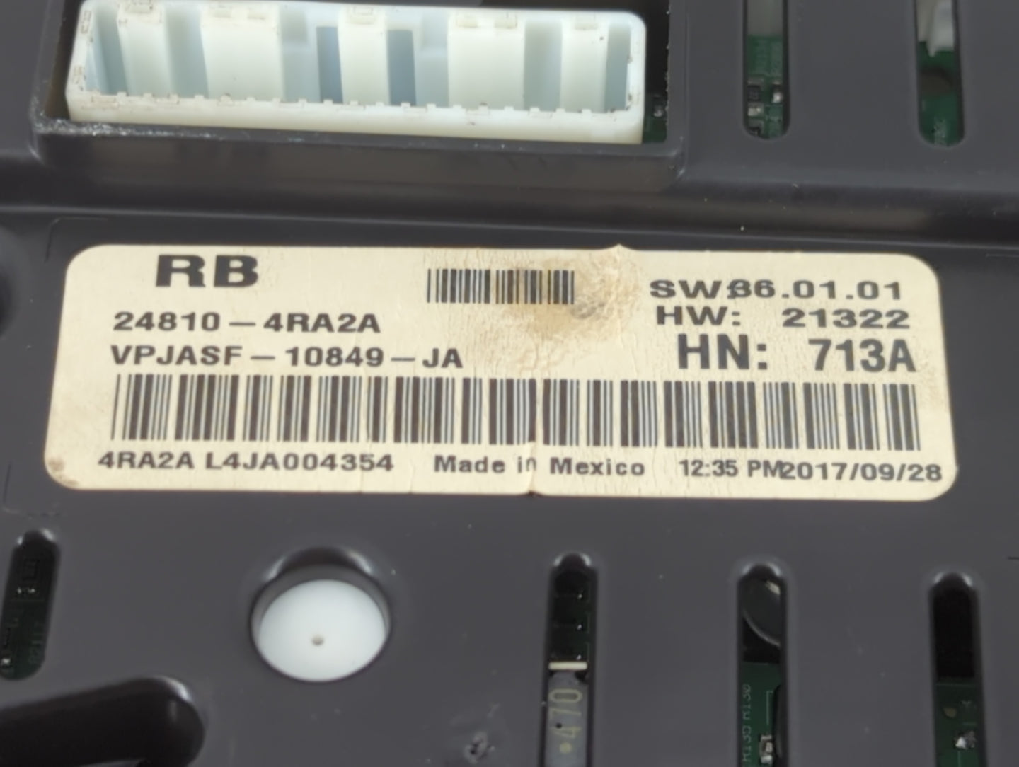 2018 Nissan Maxima Instrument Cluster Speedometer Gauges P/N:24810-4RA2A Fits OEM Used Auto Parts - Oemusedautoparts1.com