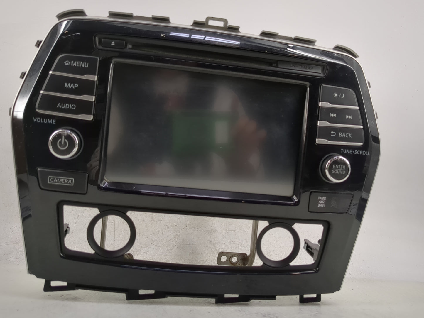 2018 Nissan Maxima Radio AM FM Cd Player Receiver Replacement P/N:277609DE0A Fits OEM Used Auto Parts - Oemusedautoparts1.co