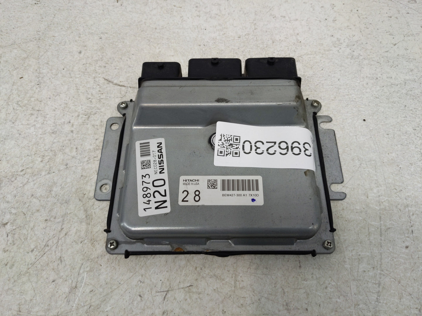 2018-2020 Nissan Maxima PCM Engine Control Computer ECU ECM PCU OEM P/N:NEC028-017 Fits Fits 2018 2019 2020 OEM Used Auto Pa