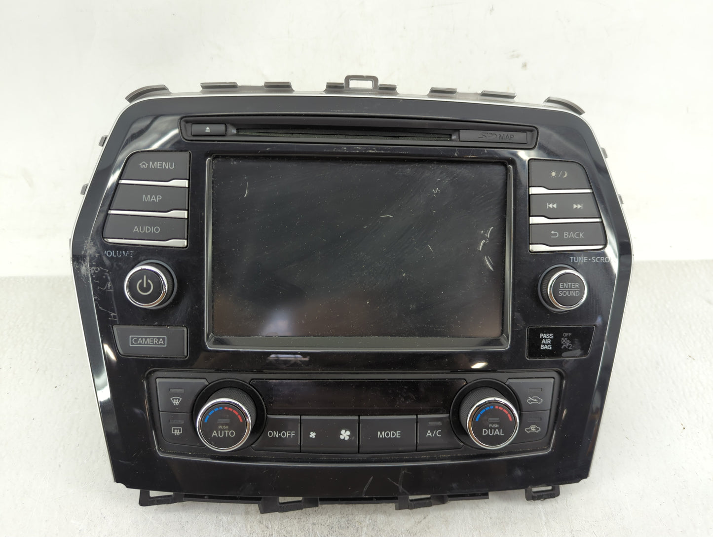 2018 Nissan Maxima Radio AM FM Cd Player Receiver Replacement P/N:25915 9DE0A Fits OEM Used Auto Parts - Oemusedautoparts1.c