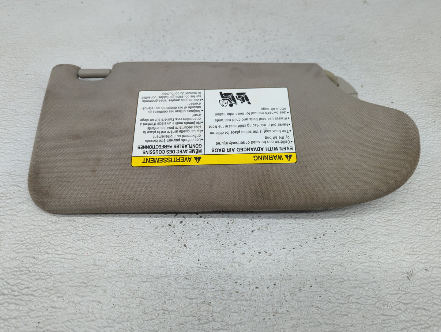 2018-2021 Nissan Maxima Sun Visor Shade Replacement Driver Left Mirror Fits Fits 2018 2019 2020 2021 OEM Used Auto Parts - O