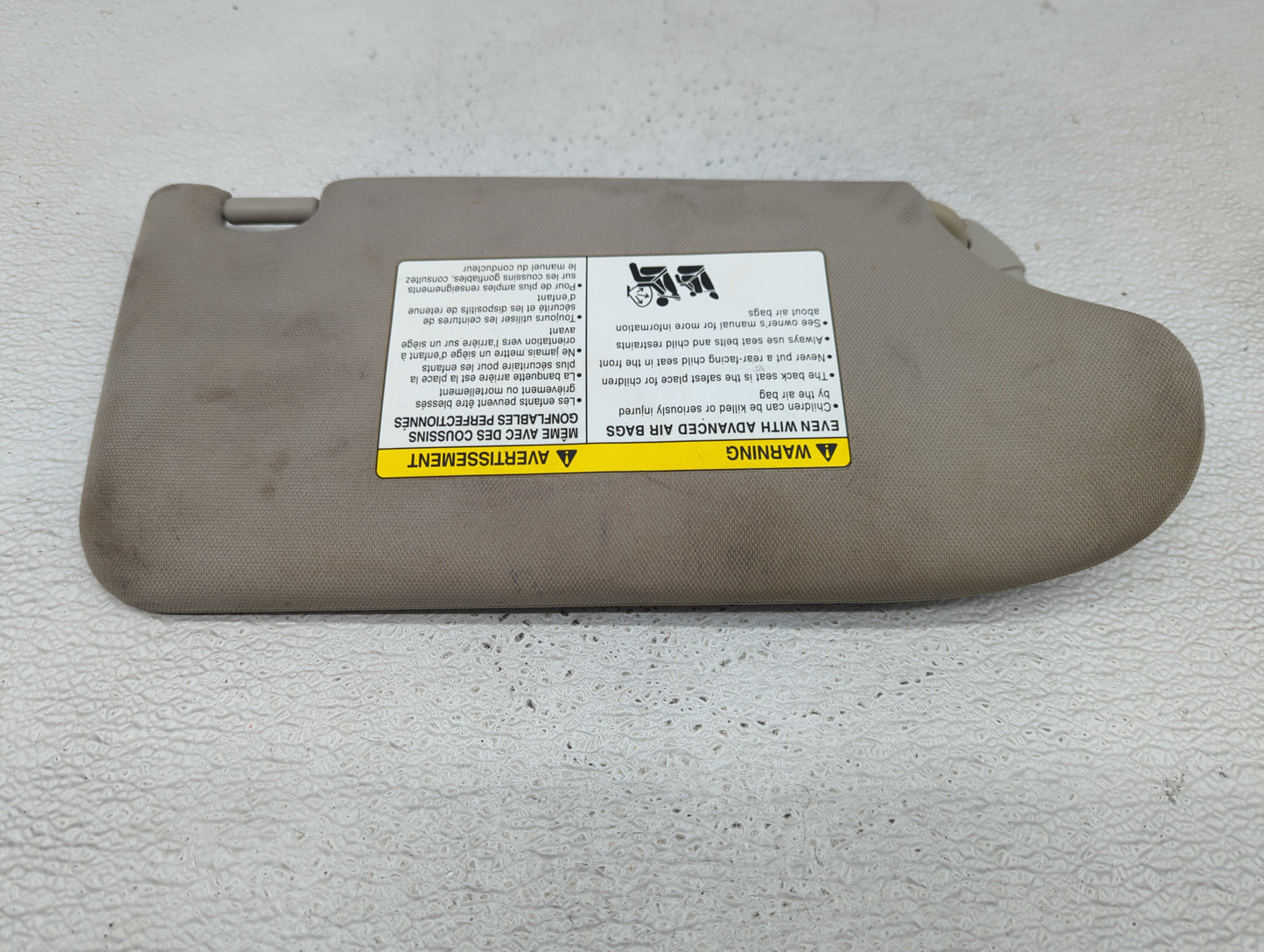 2018-2021 Nissan Maxima Sun Visor Shade Replacement Driver Left Mirror Fits Fits 2018 2019 2020 2021 OEM Used Auto Parts - O