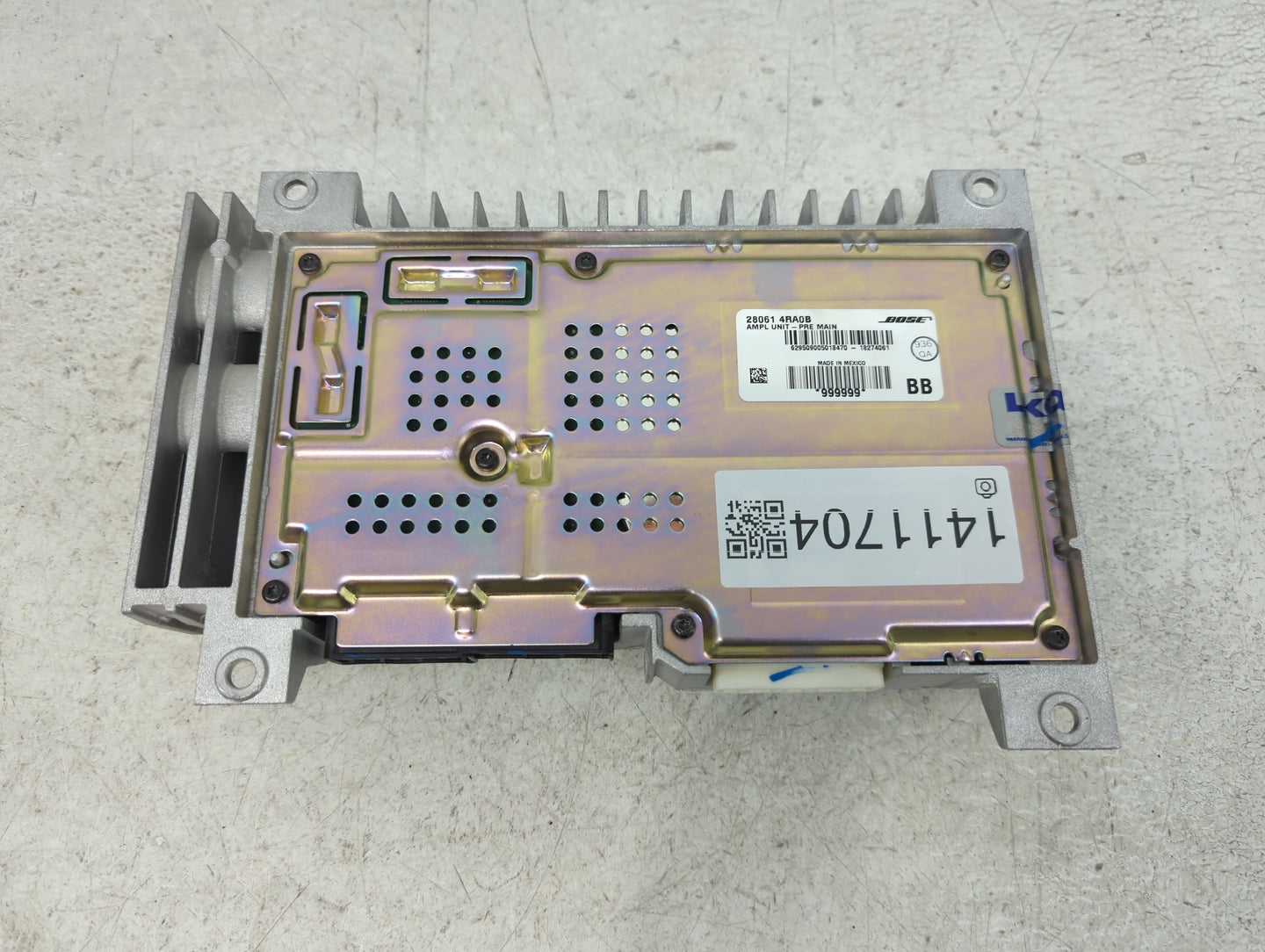 2016-2018 Nissan Maxima Radio AM FM Cd Player Receiver Replacement P/N:28061 4RA0B Fits Fits 2016 2017 2018 OEM Used Auto Pa