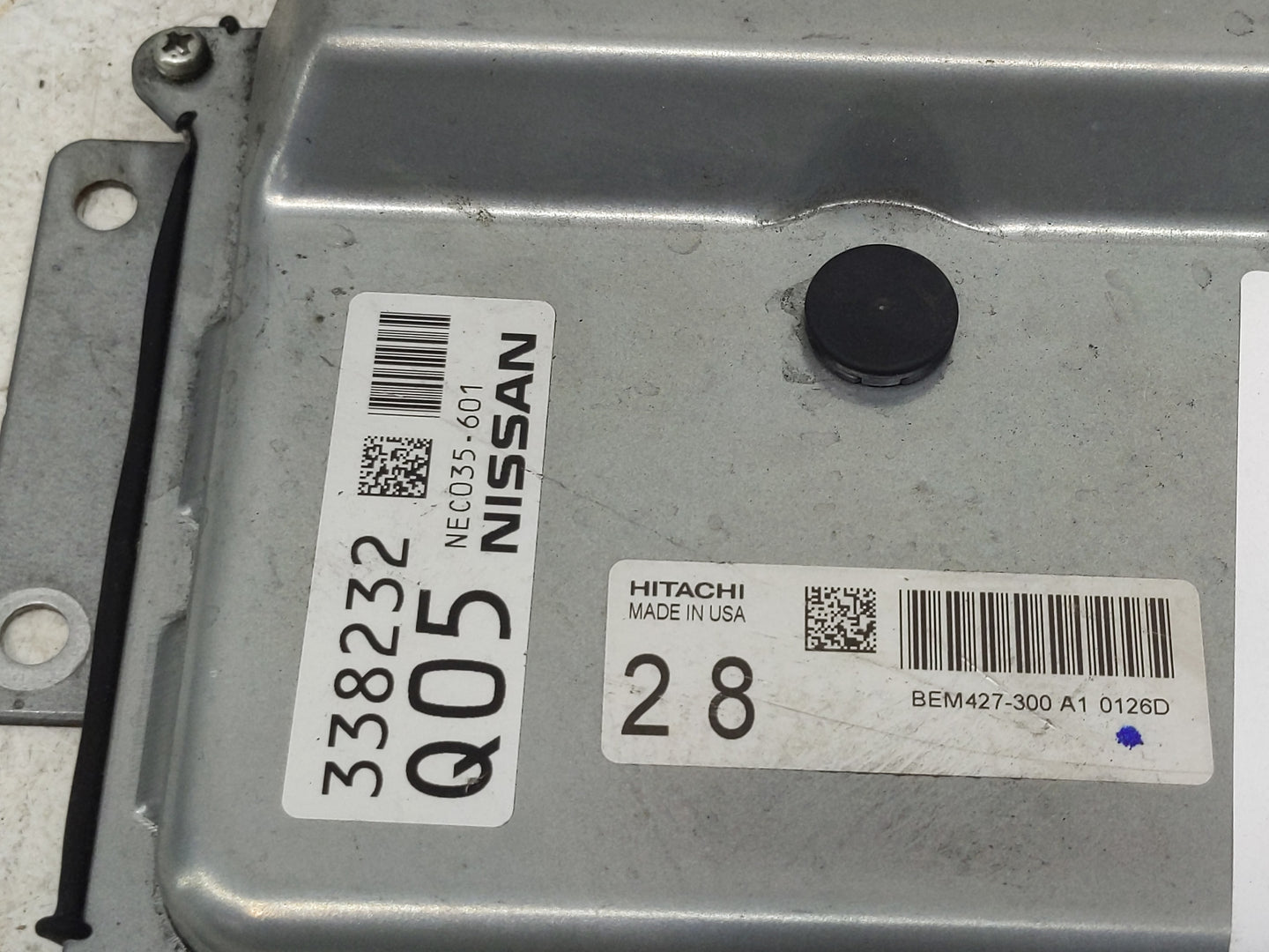 2018-2020 Nissan Maxima PCM Engine Control Computer ECU ECM PCU OEM P/N:NEC028-017 Fits Fits 2018 2019 2020 OEM Used Auto Pa