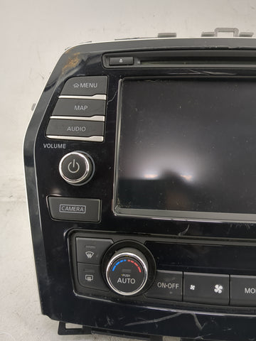 2016-2021 Nissan Maxima Radio AM FM Cd Player Receiver Replacement P/N:QY-8850 25915 9DE1C Fits Fits 2016 2017 2018 2019 2020 2021 OEM Used Auto Parts