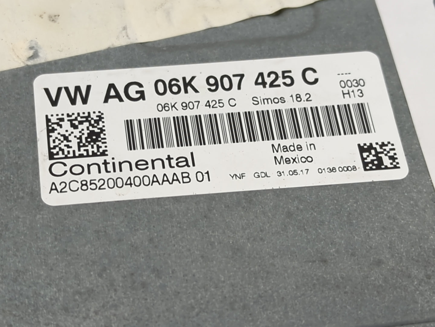 2018 Nissan Maxima PCM Engine Control Computer ECU ECM PCU OEM Fits OEM Used Auto Parts - Oemusedautoparts1.com