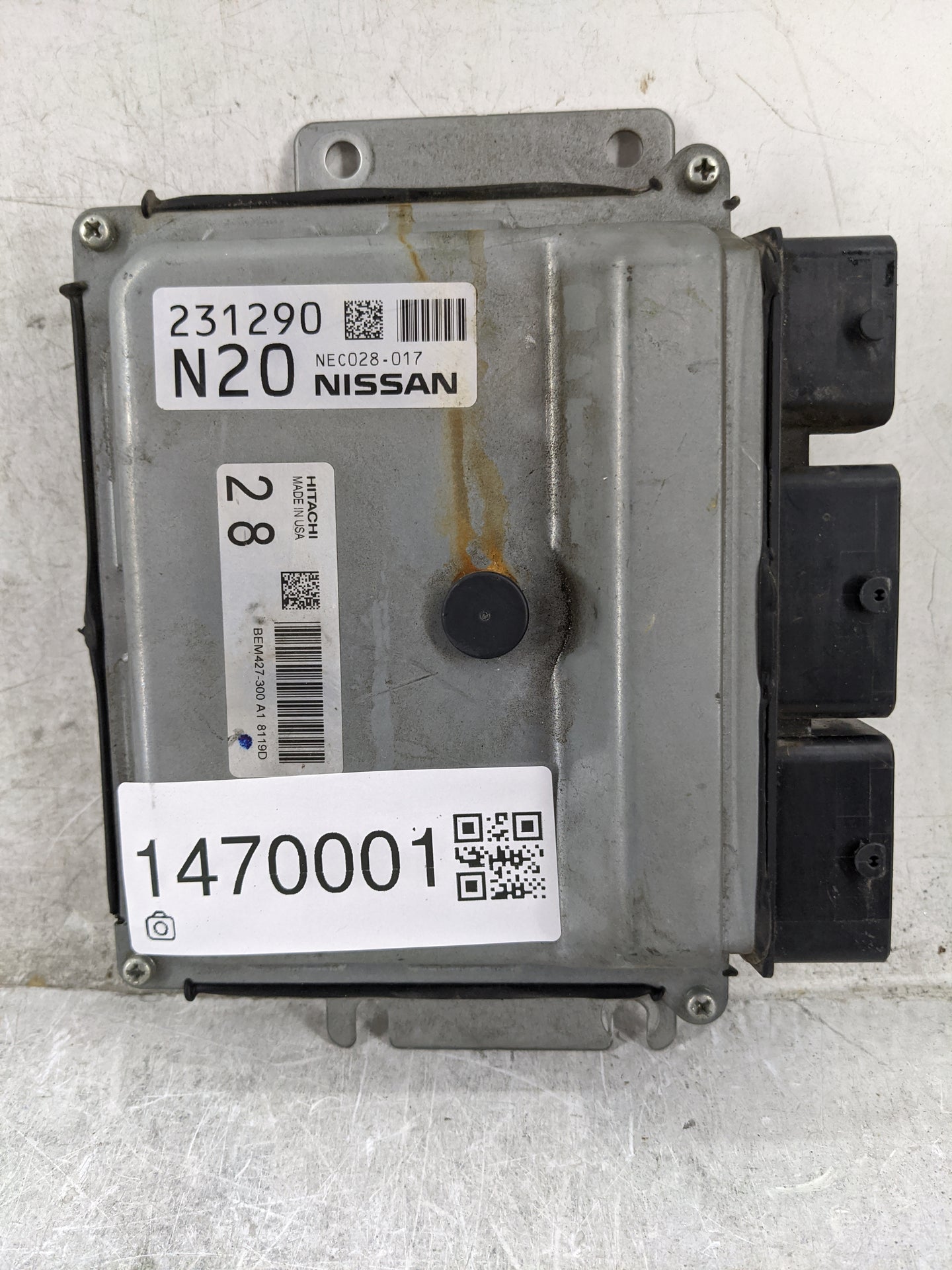 2018-2020 Nissan Maxima PCM Engine Control Computer ECU ECM PCU OEM P/N:NEC028-017 BEM427-300 A1 Fits Fits 2018 2019 2020 OE