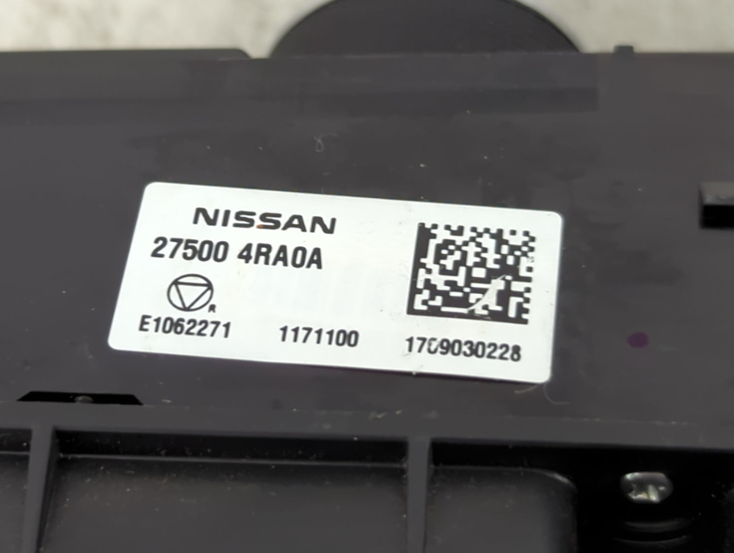 2016-2021 Nissan Maxima Climate Control Module Temperature AC/Heater Replacement P/N:27500 4RA0A Fits OEM Used Auto Parts - 