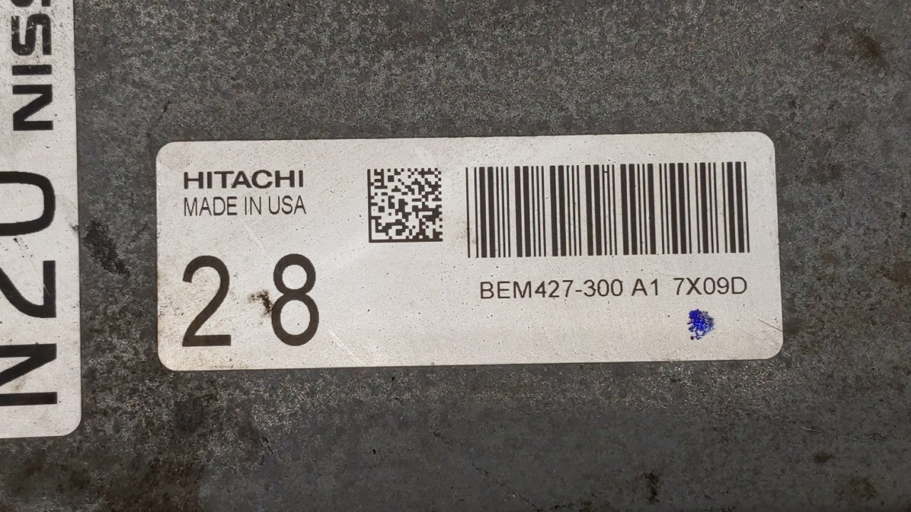 2018-2019 Nissan Maxima PCM Engine Control Computer ECU ECM PCU OEM P/N:NEC028-017 BEM427-300 A1, NEC031-636 Fits Fits 2018 