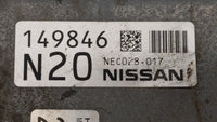 2018-2019 Nissan Maxima PCM Engine Control Computer ECU ECM PCU OEM P/N:NEC028-017 BEM427-300 A1, NEC031-636 Fits Fits 2018 