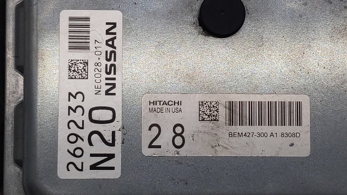 2018-2019 Nissan Maxima PCM Engine Control Computer ECU ECM PCU OEM P/N:NEC028-017 BEM427-300 A1, NEC031-636 Fits Fits 2018 