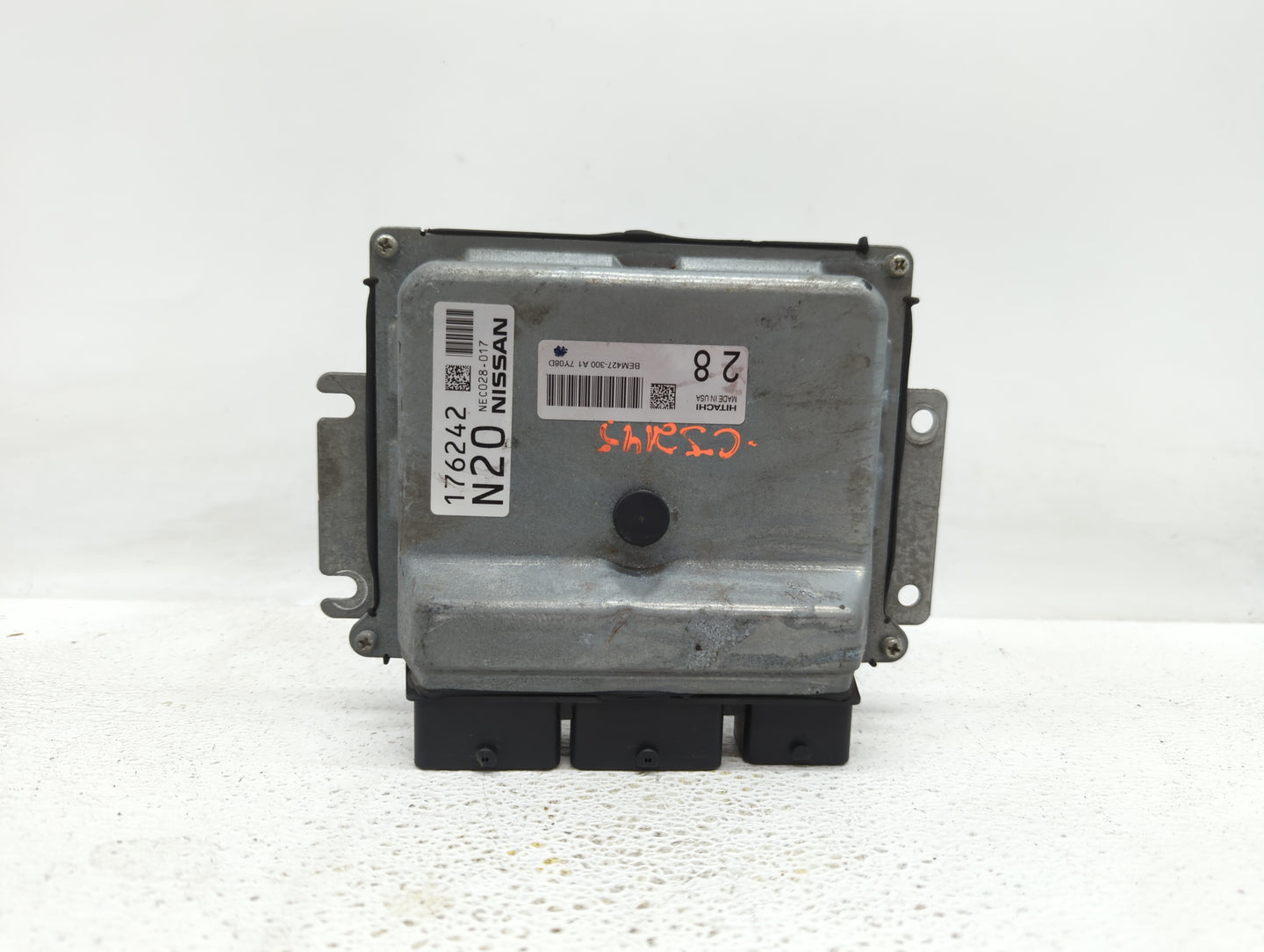 2018-2019 Nissan Maxima PCM Engine Control Computer ECU ECM PCU OEM P/N:NEC028-017 BEM427-300 A1, NEC031-636 Fits Fits 2018 