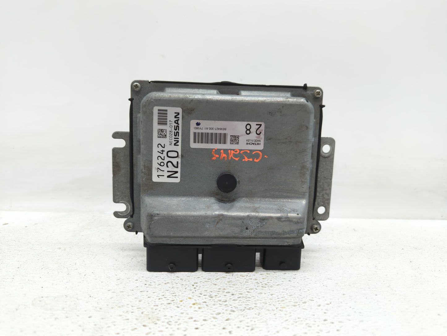 2018-2019 Nissan Maxima PCM Engine Control Computer ECU ECM PCU OEM P/N:NEC028-017 BEM427-300 A1, NEC031-636 Fits Fits 2018 