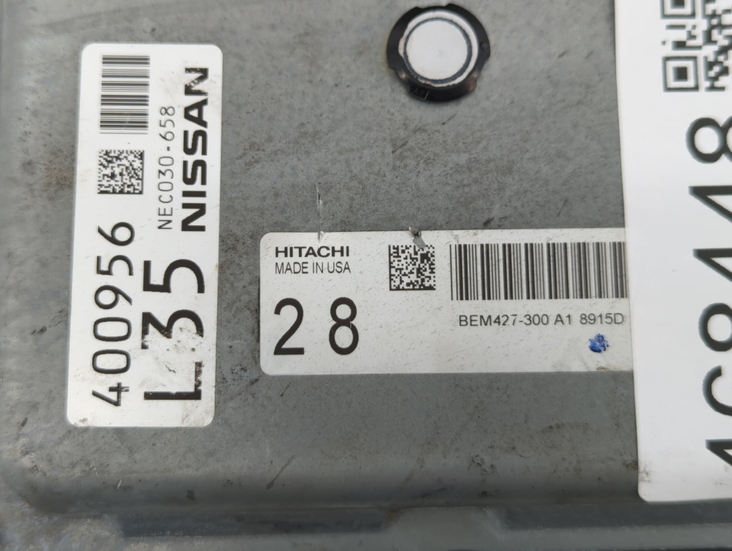 2018-2020 Nissan Maxima PCM Engine Control Computer ECU ECM PCU OEM P/N:NEC030-658 NEC028-017 Fits Fits 2018 2019 2020 OEM U