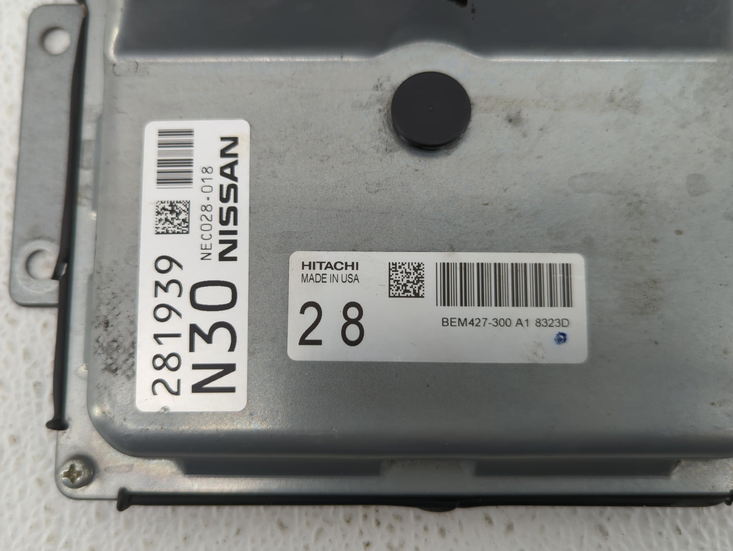 2018-2020 Nissan Maxima PCM Engine Control Computer ECU ECM PCU OEM P/N:NEC028-018 Fits Fits 2018 2019 2020 OEM Used Auto Pa