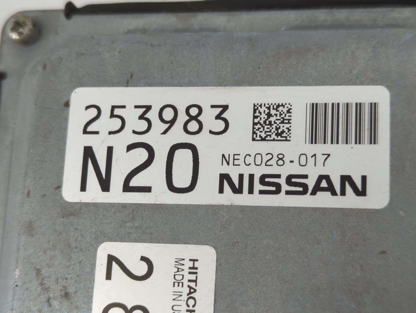 2018-2020 Nissan Maxima PCM Engine Control Computer ECU ECM PCU OEM P/N:253983 N20 NEC028-017 Fits Fits 2018 2019 2020 OEM U