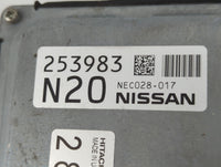 2018-2020 Nissan Maxima PCM Engine Control Computer ECU ECM PCU OEM P/N:253983 N20 NEC028-017 Fits Fits 2018 2019 2020 OEM U