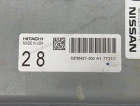 2018-2020 Nissan Maxima PCM Engine Control Computer ECU ECM PCU OEM P/N:BEM427-300 A1 7Y21D Fits Fits 2018 2019 2020 OEM Use