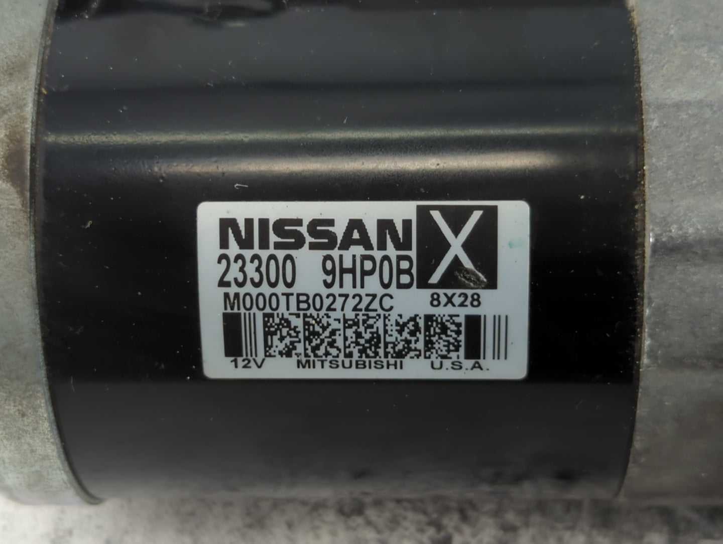 2016-2021 Nissan Maxima Car Starter Motor Solenoid OEM P/N:M000TB272ZC 23300 9HP0B Fits OEM Used Auto Parts - Oemusedautopar
