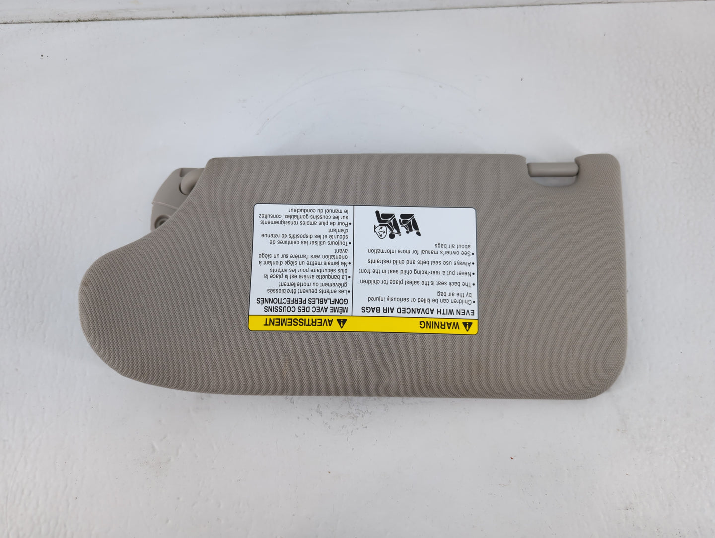 2018-2021 Nissan Maxima Sun Visor Shade Replacement Passenger Right Mirror Fits Fits 2018 2019 2020 2021 OEM Used Auto Parts