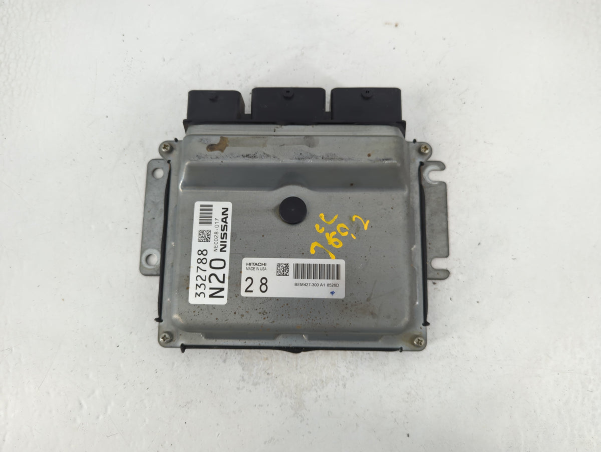 2018-2020 Nissan Maxima PCM Engine Control Computer ECU ECM PCU OEM P/N:BEM427-300 A1 8526D Fits 2018 2019 2020 OEM Used Aut