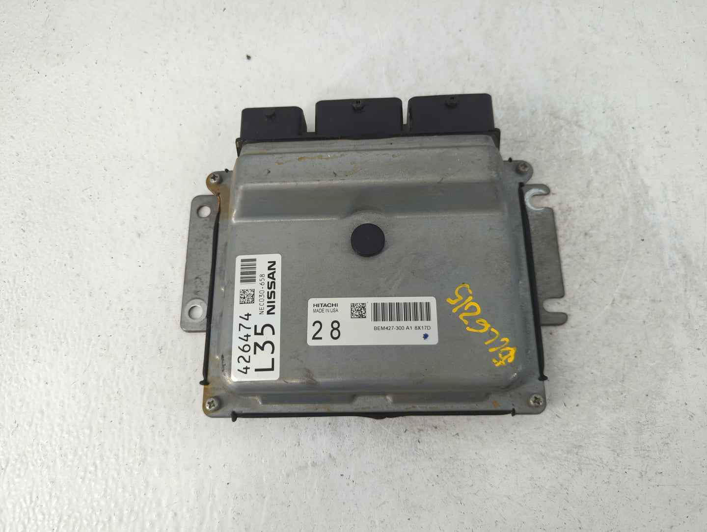 2018-2020 Nissan Maxima PCM Engine Control Computer ECU ECM PCU OEM P/N:BEM427-300 A1 8X17D Fits Fits 2018 2019 2020 OEM Use