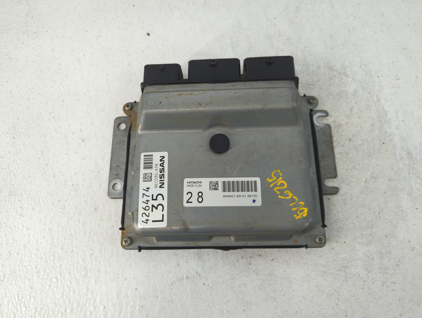 2018-2020 Nissan Maxima PCM Engine Control Computer ECU ECM PCU OEM P/N:BEM427-300 A1 8X17D Fits Fits 2018 2019 2020 OEM Use