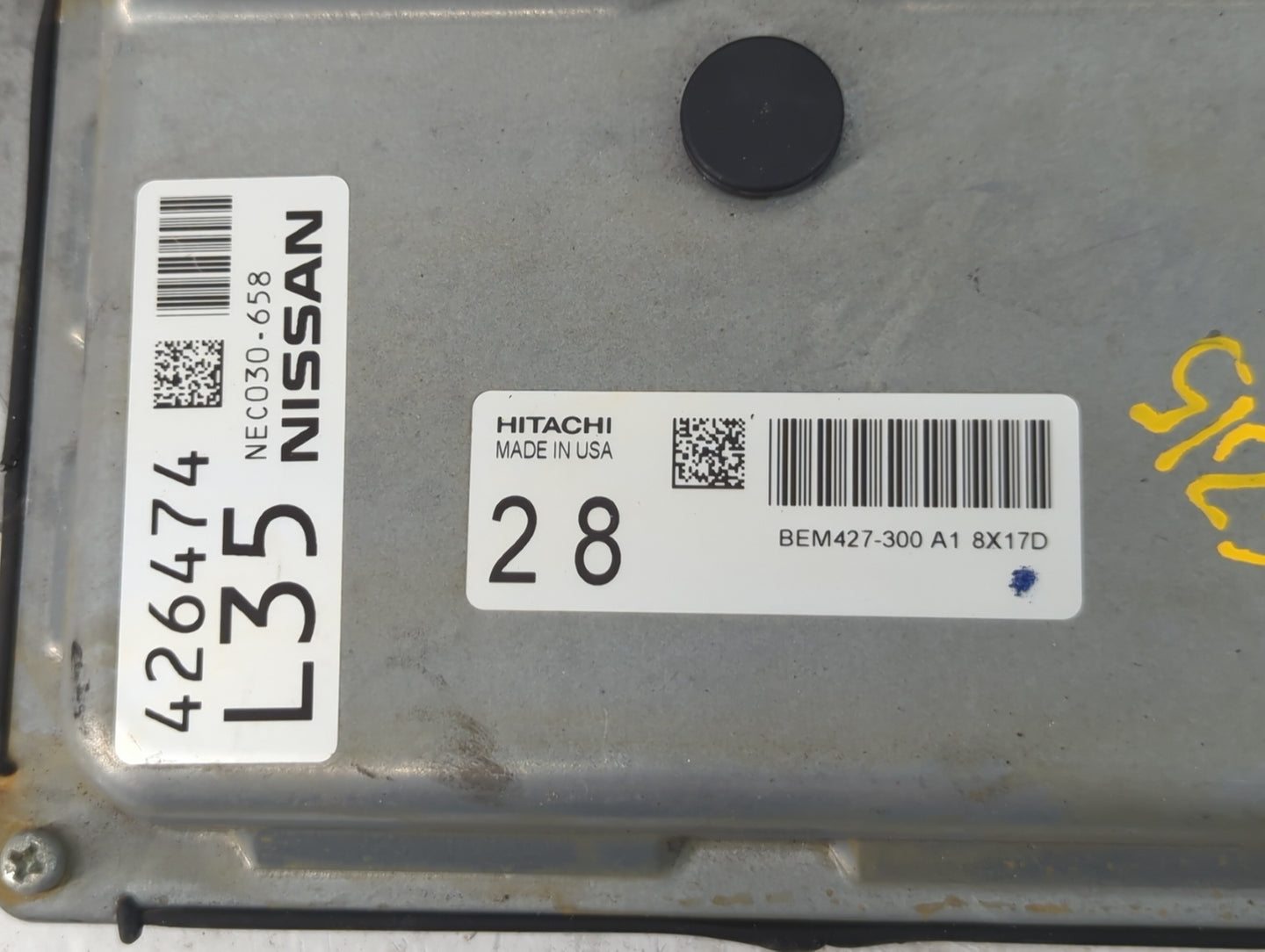 2018-2020 Nissan Maxima PCM Engine Control Computer ECU ECM PCU OEM P/N:BEM427-300 A1 8X17D Fits Fits 2018 2019 2020 OEM Use